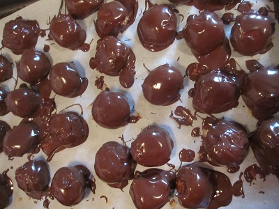 peanut butter chocolate balls