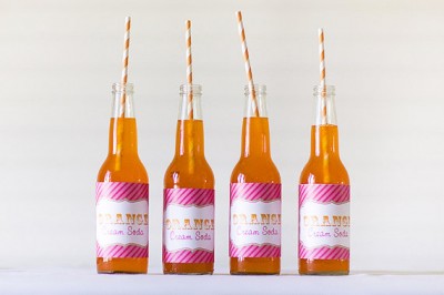 soda bottle party wrappers customized