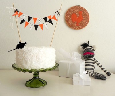 hallowen-bunting-cake-flag