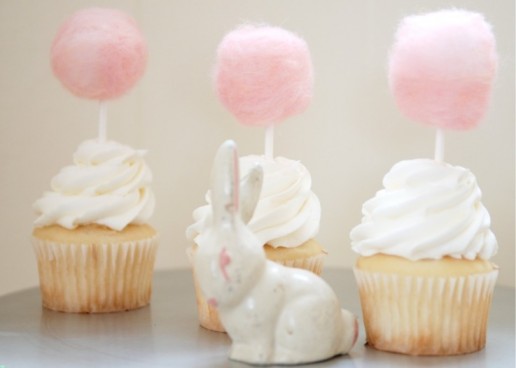 Cutest Easter Bunny Cottontail Cupcake Toppers cupcake topper cottontail 516x368 custom