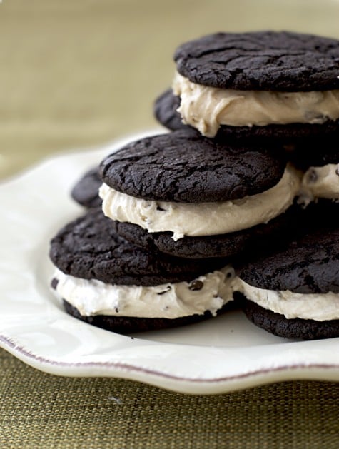 Brownie Cookie Dough Sandwiches
