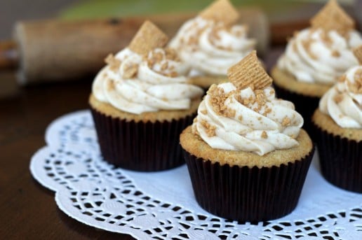 Golden Graham Cupcakes