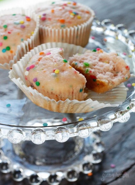 Low Fat Pink Lemonade Cupcake