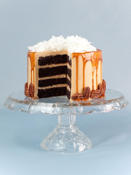 Gluten Free Nouveau-German Chocolate Cake