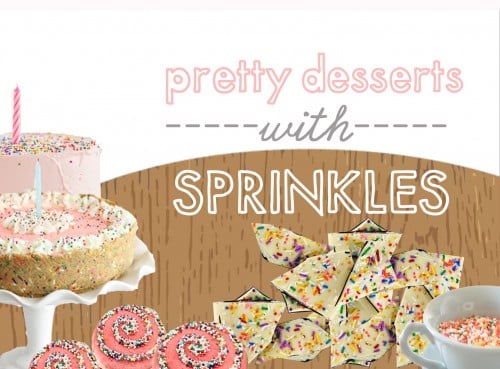 PRETTY DESSERT WITH SPRINKLES Desserts with Sprinkles