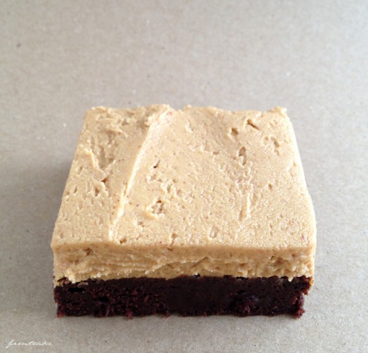 Brownies with Peanut Butter Frosting Brownies with Peanut Butter Frosting