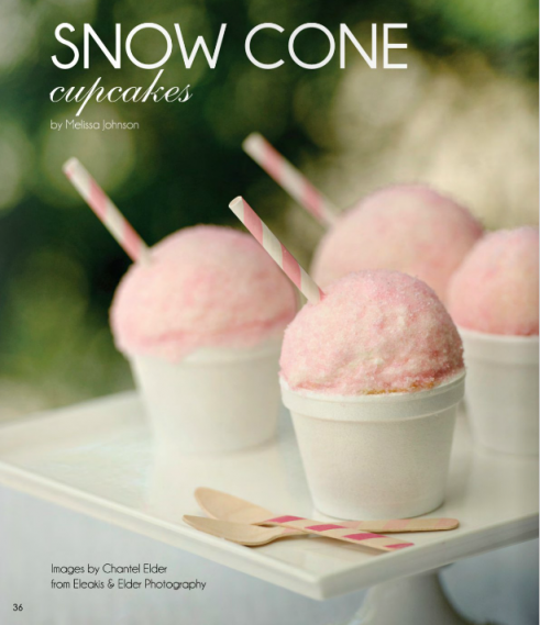SNOW-CONE-CUPCAKES PINK-SNOW-CONE-CUPCAKES