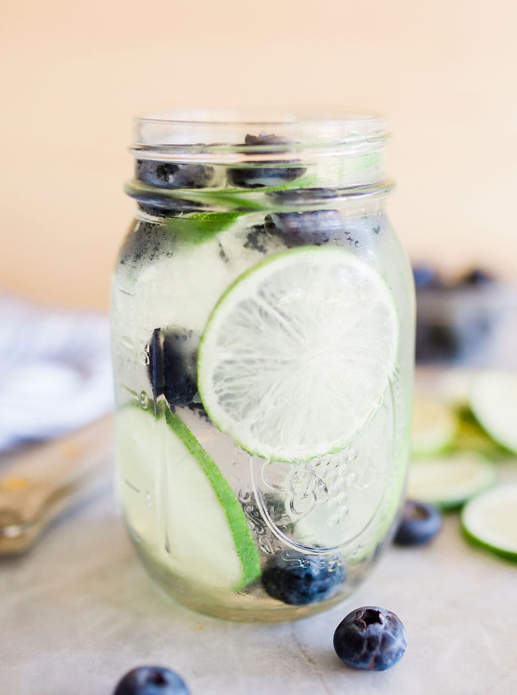 Blueberry infused water ideas