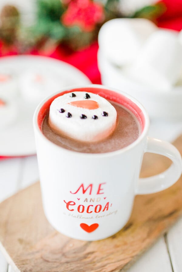 marshmallow in hot chocolate