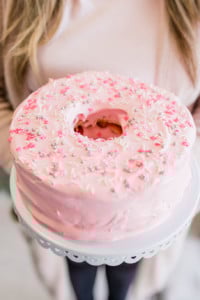 pink frosting