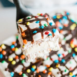 Slice of Ice Cream Sandwich Cake