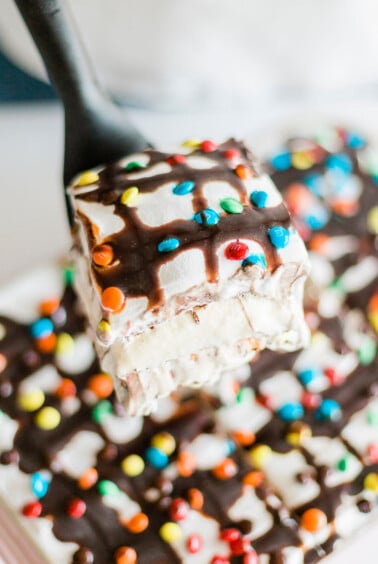 Slice of Ice Cream Sandwich Cake