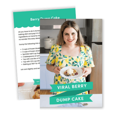 Viral Berry Dump Cake Freebie - Best Friends For Frosting