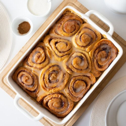 Tik Tok Viral Cinnamon Rolls with Heavy Cream