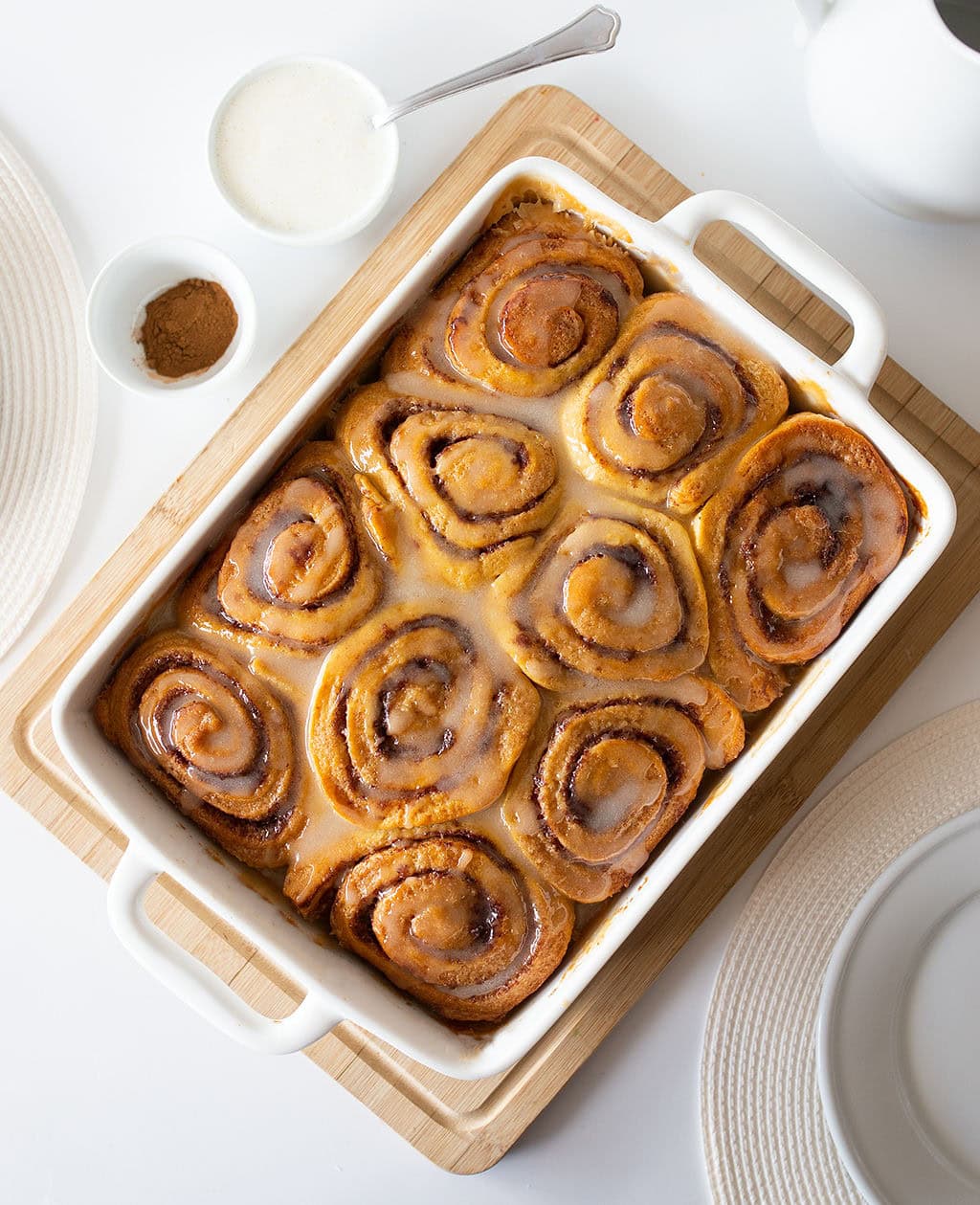 Tik Tok Viral Cinnamon Rolls with Heavy Cream